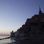 Mont St Michel at night