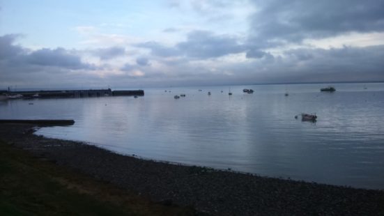 Cancale at evening high tide